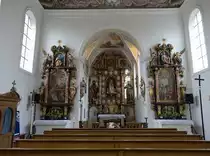 Inhausen, Alt�re in der Maria Himmelfahrt Kirche (11.10.2015)