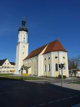 Khbach, ehem. Klosterkirche St. Magnus, erbaut 1687 bis 1688 durch Giovanni Androy (15.04.2015)