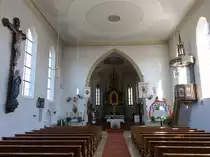 P�rnbach, Innenraum der St. Johannes Kirche (15.04.2015)