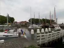 Enkhuizen am 7.9.2014: Zufahrt zum Oude Haven