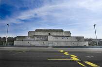 Die Zeppelintribne in Nrnberg. Aufnahme: Juli 2008.