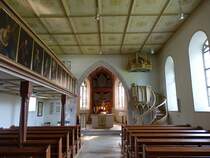 Suppingen, Innenraum der Ev. St. Brigitta Kirche (10.05.2015)