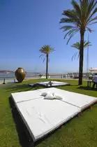 Am Hotel Tivoli Marina Portim� an der Algarvek�ste. Aufnahme: Juli 2010.