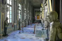 Im R�stungskorridor im Gro�meisterpalast von Valletta. Aufnahme: Oktober 2006.