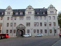 Weimar am 23. Oktober 2015, Eingang zum Studienzentrum der Herzogin Anna Amalia Bibliothek.