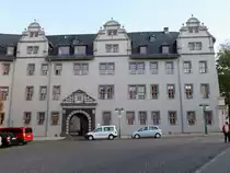 Weimar am 23. Oktober 2015, Eingang zum Studienzentrum der Herzogin Anna Amalia Bibliothek.