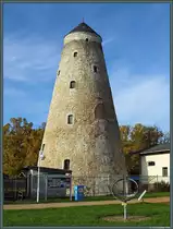 Der Soleturm der Saline Bad Salzelmen wurde 1776 errichtet. Der Turm diente der F�rderung der Sole aus einem Schacht. (Sch�nebeck, 24.10.2015)