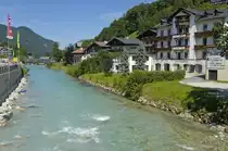 Berchtesgadener Ache - Aufnahme: Juli 2008.