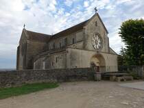Montreal, Kirche Notre-Dame-de-l'Assomption, romanische Stiftskirche erbaut von 1146 bis 1170 (27.10.2015) 