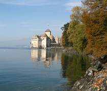 Herbstzeit am Ch�teau de Chillon.
(Oktober 2007)