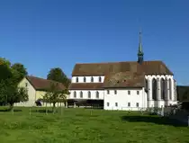 Windisch, die Klosterkirche des ehemaligen Klosters K�nigsfelden, erbaut 1310-30, geh�rt heute zum Museum Aargau, Sept.2015