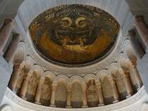 Germigny-des-Pres, karolingisches Mosaik in der Hauptapsis der Pfarrkirche (29.10.2015)