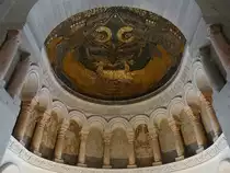 Germigny-des-Pres, karolingisches Mosaik in der Hauptapsis der Pfarrkirche (29.10.2015)