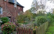 Gemeinde Schermbeck - Die alte Schermbecker Mhle am Mhlenteich im Herbst