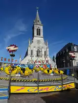 Issoudun, Basilika Sacre-Coeur, erbaut von 1903 bis 1904 durch Pater Thibodeau (30.10.2015)
