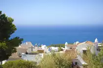 Blick vom Via Romana in Nerja an der spanischen Sonnenk�ste. Aufnahme: Juli 2014.