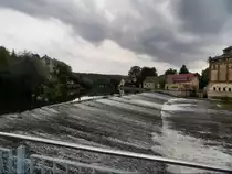 Bad K�sen Saalewehr am 25.07.2015