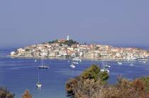 Primoten, Blick nach Norden. Aufnahme: Juli 2009.