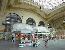 Dresden - Die Empfangshalle im Bahnhof Dresden-Neustadt.
Aufgenommen im Mai 2013.