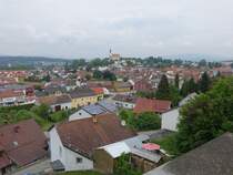 Ausblick auf den Rohrberg mit der St. Michael Kirche in Hengersberg (25.05.2015)