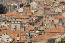 Blick auf die Ziegeld�cher von Dubrovnik. Aufnahme: Juli 2009.
