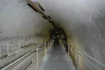 Die Bunkeranlage am Obersalzberg - Im zentralen Bereich, um Hitlers Berghof herum, entstand im Inneren des Berges ein autarker Funktionskomplex – ein unterirdisches F�hrerhauptquartier. Von hier aus sollten das Reich regiert und der Krieg gef�hrt werden k�nnen, falls die Geb�ude an der Oberfl�che zerst�rt w�rden oder der Obersalzberg vor�bergehend in Feindeshand fallen sollte. Aufnahme: Juli 2008.