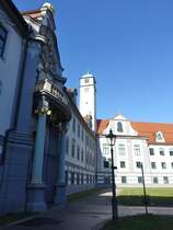 Augsburg, ehem. Frstbischfliche Residenz, heute Regierung von Schwaben, erbaut von 1740 bis 1752 durch Johann Benedikt Ettl und Franz Xaver Kleinhans (20.12.2015)