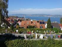 Aussicht vom Kirchberg in Dingelsdorf auf den Bodensee (03.10.2015)
