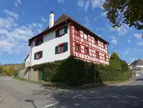 G�ttingen, Fachwerkhaus in der Badener Stra�e (03.10.2015)