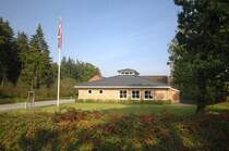 Das dnische Kulturhaus in Flensburg-Weiche. Aufnahme: September 2011.