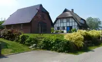 Fachwerk-Neubau in Gager oberhalb des Hagenschen Wieks (M�nchgut - R�gen, Mai 2011)