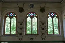 Fenster in der Eingangshalle vom Jagdschloss Granitz (M�nchgut - R�gen, Mai 2011)