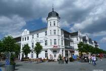 Fugangerzone / Hauptstrae, Ecke Strandpromenade in Binz (Rgen, Mai 2011)