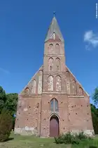 Evangelische Backsteinkriche St. Johannes in Zirkow (R�gen, Mai 2011)