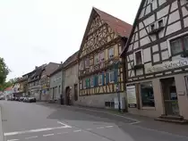 �stringen, Fachwerkh�user an der Hauptstra�e (31.05.2015)