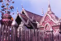 Wat Phrathat Doi Suthep in Chiang Rai. Aufnahme: Februar 1989 (Bild vom Dia).