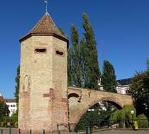 Hagenau, das Fischertor, Teil der ehemaligen Stadtbefestigung, Sept.2015