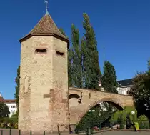 Hagenau, das Fischertor, Teil der ehemaligen Stadtbefestigung, Sept.2015