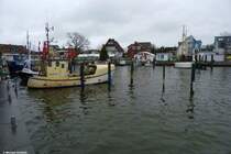 Im Hafen von Niendorf fand an diesem Wochenende ein Weihnachtsmarkt statt (Dezember 2011)