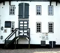 Detailaufnahme vom Alten Speicherhaus der Schafflunder M�hle. Aufnahme: Mai 2012.