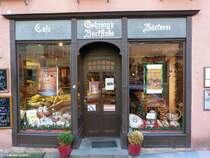 Caf Bckerei Gehring's Backstube in Dinkelsbhl (Landkreis Ansbach, Dezember 2013)