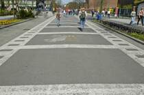 Strae der Giganten im Filmpark Babelsberg. Aufnahme: April 2007.