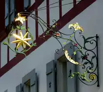 Wettingen, Gasthof  Sternen , �ltester Gashof der Schweiz, Sept.2015