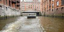 Im Hamburger Speicherstadt. Aufnahme: Mai 2013.