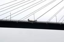 Detailaufnahme von der Kohlbrandbrcke in Hamburg. Aufnahme: Mai 2013.