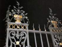 Gitter am Schlo Berlin-Charlottenburg, Herbst 2007