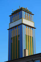 Wasserturm der ehem. Lacufa -Werke im Leipzig Leutzsch, Februar 2014