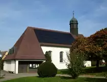 Wagenstadt, die Kirche St.Mauritius, erstmals erw�hnt 1371, Okt.2015