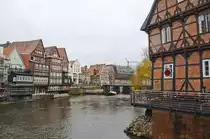 Die Ilmenau in L�neburg. 30. Januar 2016.