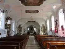 Maisach, Innenraum der St. Vitus Kirche (13.09.2015)